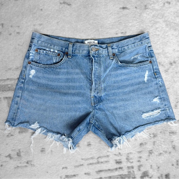 Agolde Size 31 Denim Shorts - Picture 1 of 4